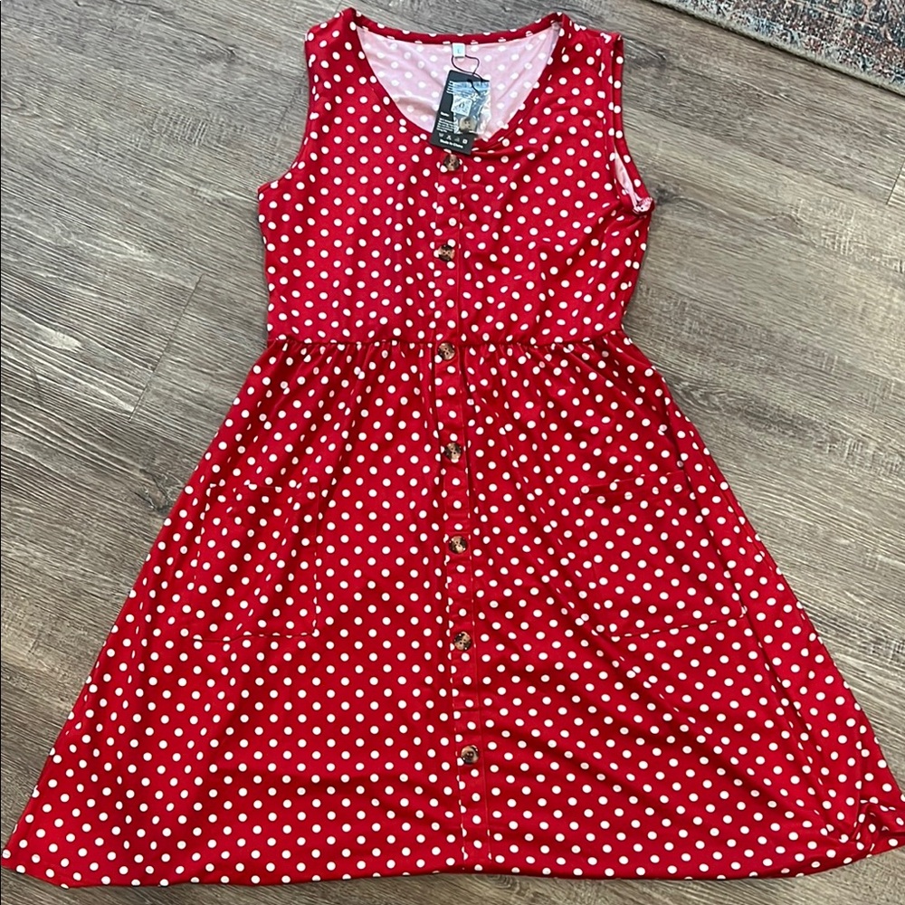 Red Polka Dot Dress